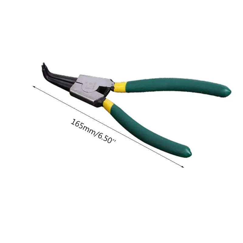 

4pcs Heavy Duty 7" Circlip Pliers Set External Internal Snap Ring Plier Straight Curved Retain Working Hand Tool