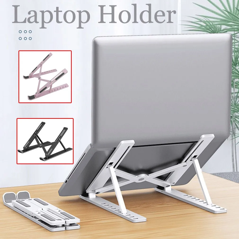 

Universal Laptop Stand Holder Foldable for Computer Notebook PC Riser Support Base Stand for Notebook PC Holder Cooling