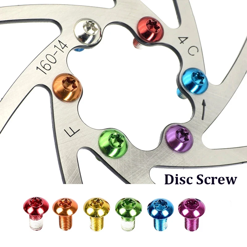 12 шт. цветные тормозные винты Torx для велосипеда |