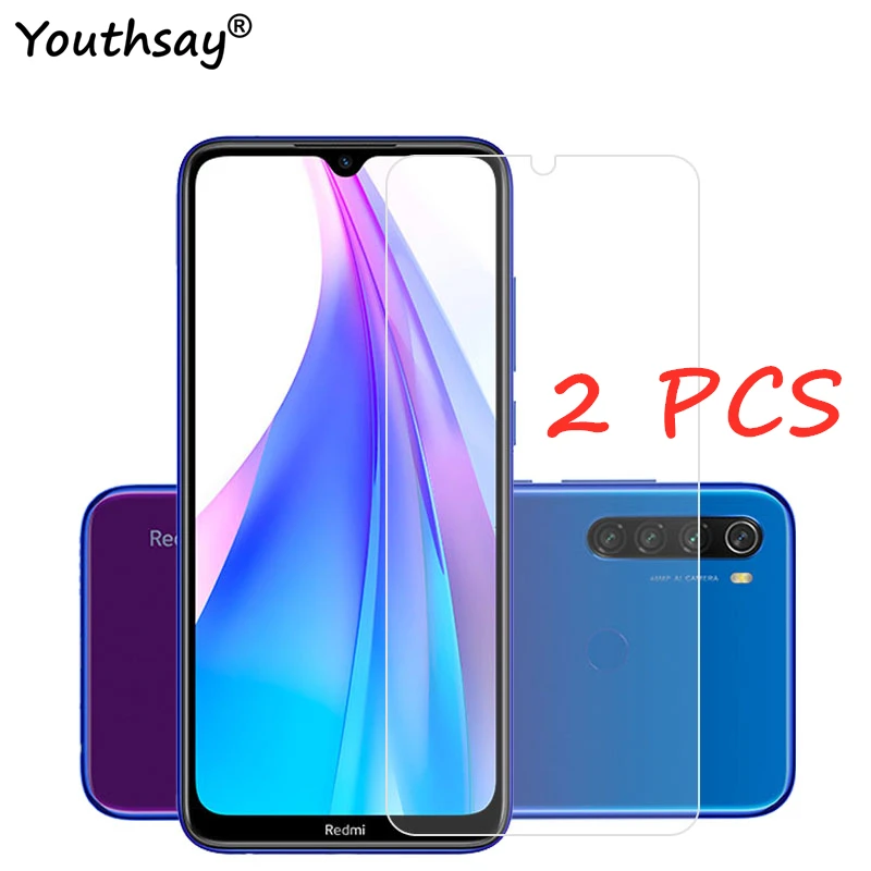 2 шт. закаленное стекло для Xiaomi Redmi Note 8T защита экрана Защитная пленка 8T|Защитные