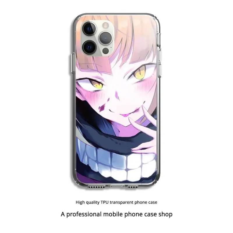 

Anime Himiko Toga Boku Phone Case Clear Cover For Iphone 5 6 7 8 11 12 Plus XR X XS SE2020 11/12PRO Max Transparent Cases
