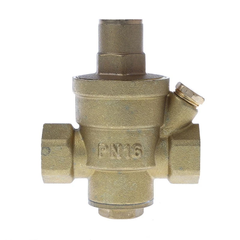 DN15 1/2" Adjustable Brass Water Pressure Reducing Regulator Valve PN 1.6 Whosale&ampDropship |