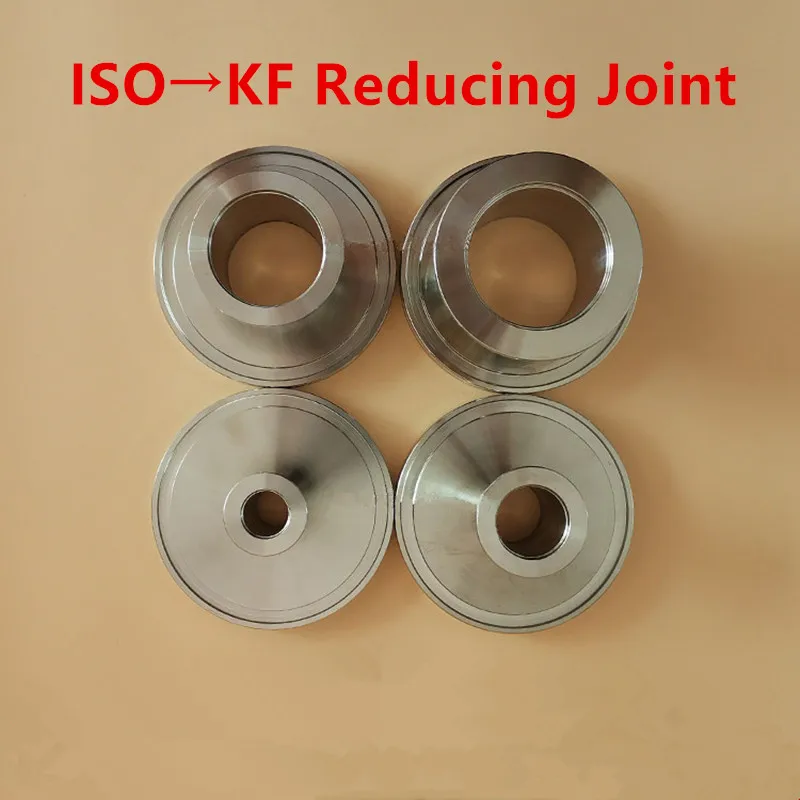 ISO To KF Special Shaped Reducing Joints High Quality Vacuum Size Head SS304 Turn The ISO→KF Sloper Variable Adjustable Diameter