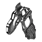 24 зубы Спайк кошки с принтом Снежная королева сцепление Нескользящие обувь сапоги Crampones ходьбы восхождение туристическое снаряжение Пеший Туризм аксессуары