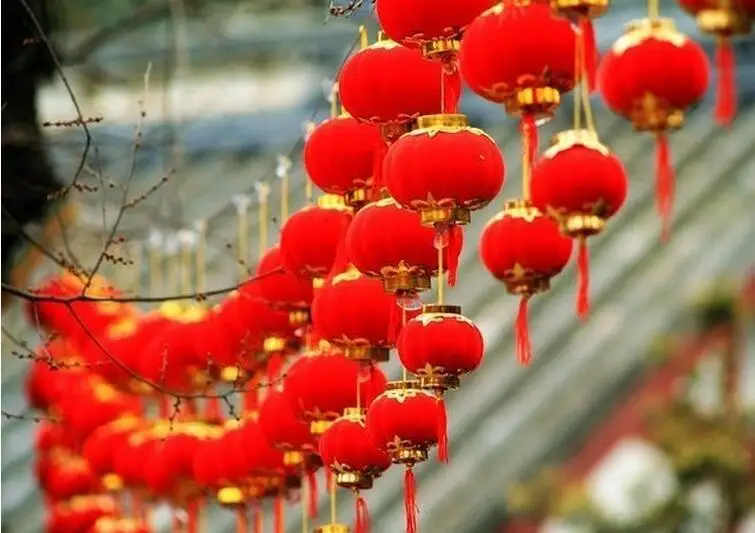 30 штук упак. маленькие красные традиционные китайские фонари мини-фонарь для