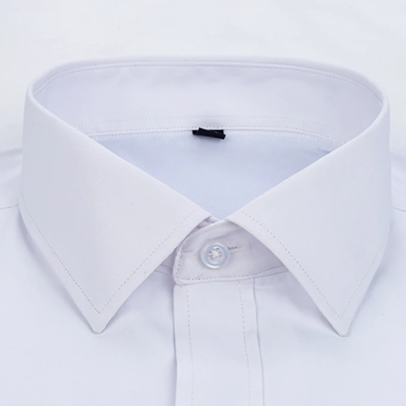 Men's Cotton Warm Shirt Plus Velvet Thick Long Sleeve Shirts S-4XL Winter Business Tooling With Single Breaste Buttons For Men