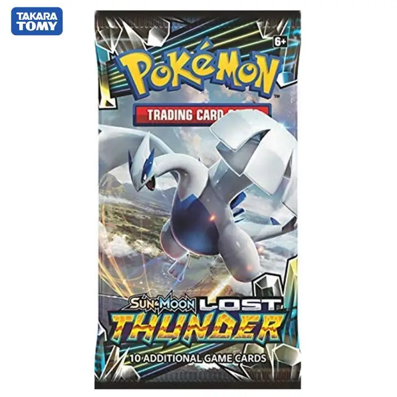 

324pcs Pokemon cards TCG: Sun & Moon Lost Thunder Booster Box Collectible Trading Card Game Kids Toys Gift High-quality cards