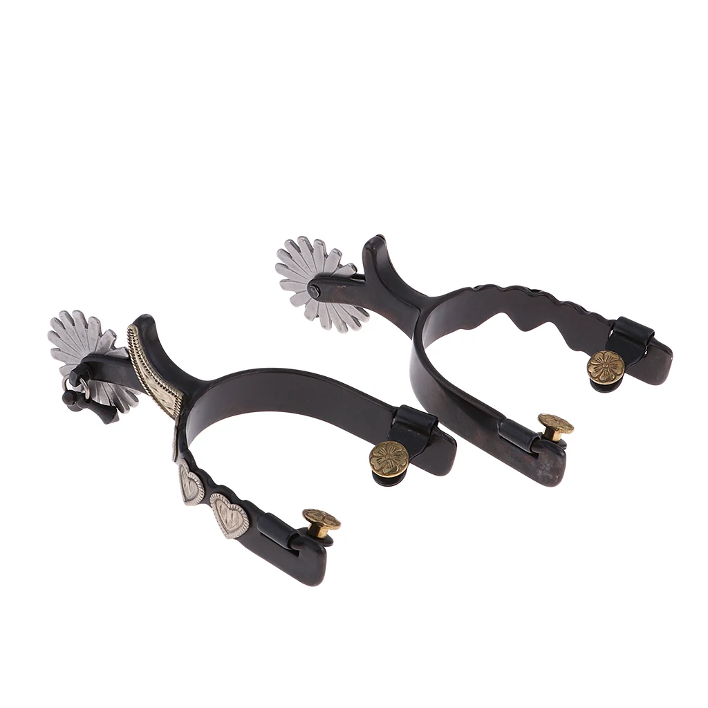 

2pcs Horse Spurs Equestrian Horse Riding Equipment 16.5x9x5cm