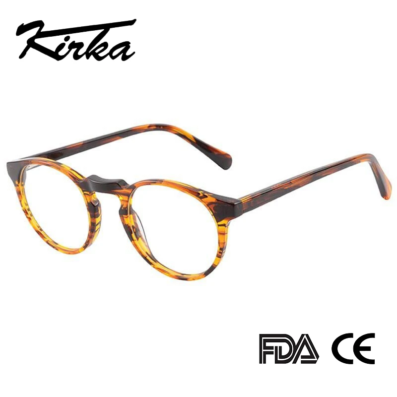 Женская оправа для очков Kirka полная круглые ретро очки чтения прозрачные линзы