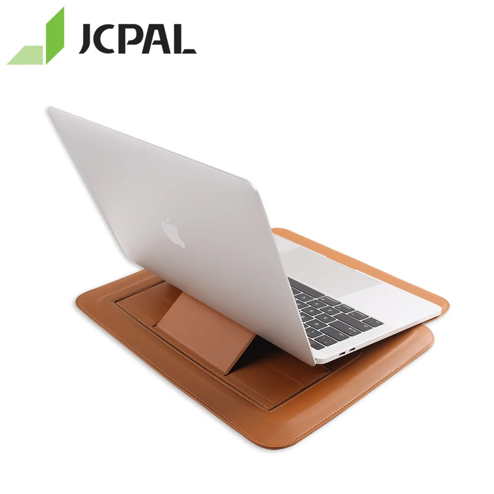 Чехол для ноутбука JCPAL из ПУ кожи складная подставка MacBook 13 дюймов эргономичный