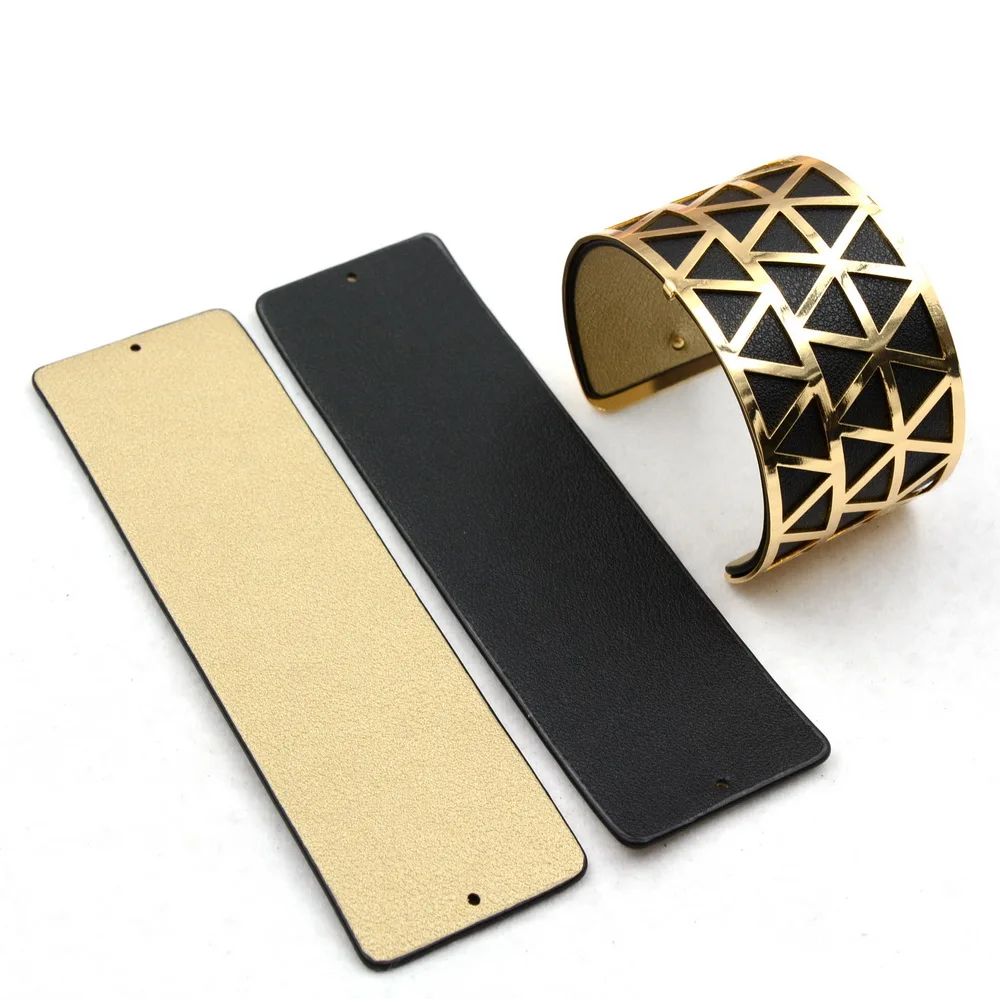 

40mm Triangle Egypt Pyramid Jewellery Fancy Bracelet Mood Bangle Black Leather Indian Armbanden Voor Vrouwen Pulseiras Feminina