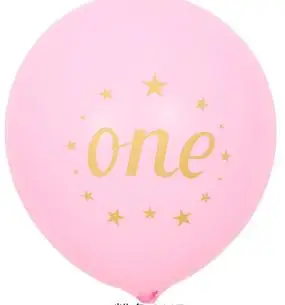 10 PCS pink one Его мальчик это девочка пол раскрывает вечерние шары украшения для младенцев вечерние наборы; детский душ шарики ко дню рождения баннер - Цвет: 10 PCS pink one