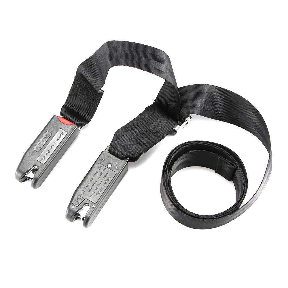 Защелка интерфейса ISOFIX для автомобильного детского сиденья черная пластиковая