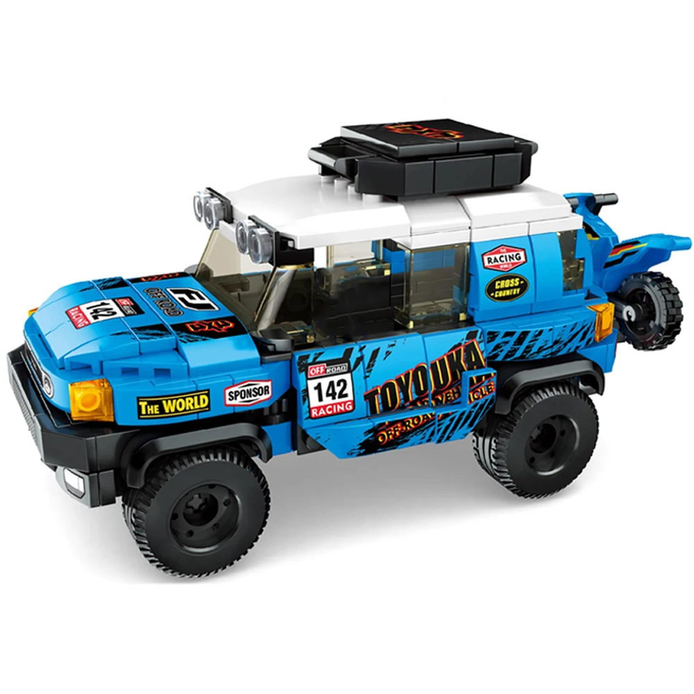 

Скоростные чемпионы эксперт MOC SUV FJ CRUISER автомобильные фигурки строительные блоки для автомобилей наборы ралли гоночные модели Кирпичи игру...