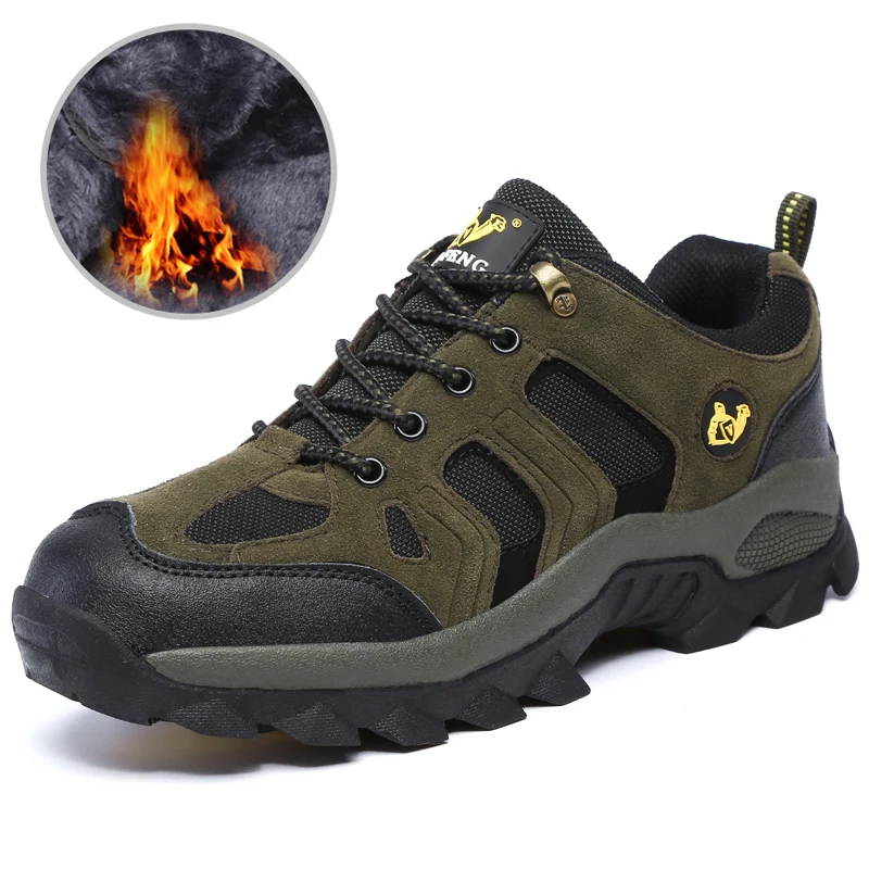 Size 36-48 Classic Men Women Winter Hiking Boots Warm Shoes Outdoor Sport Sneaker Comfortable Walking Footwear For Man Couple