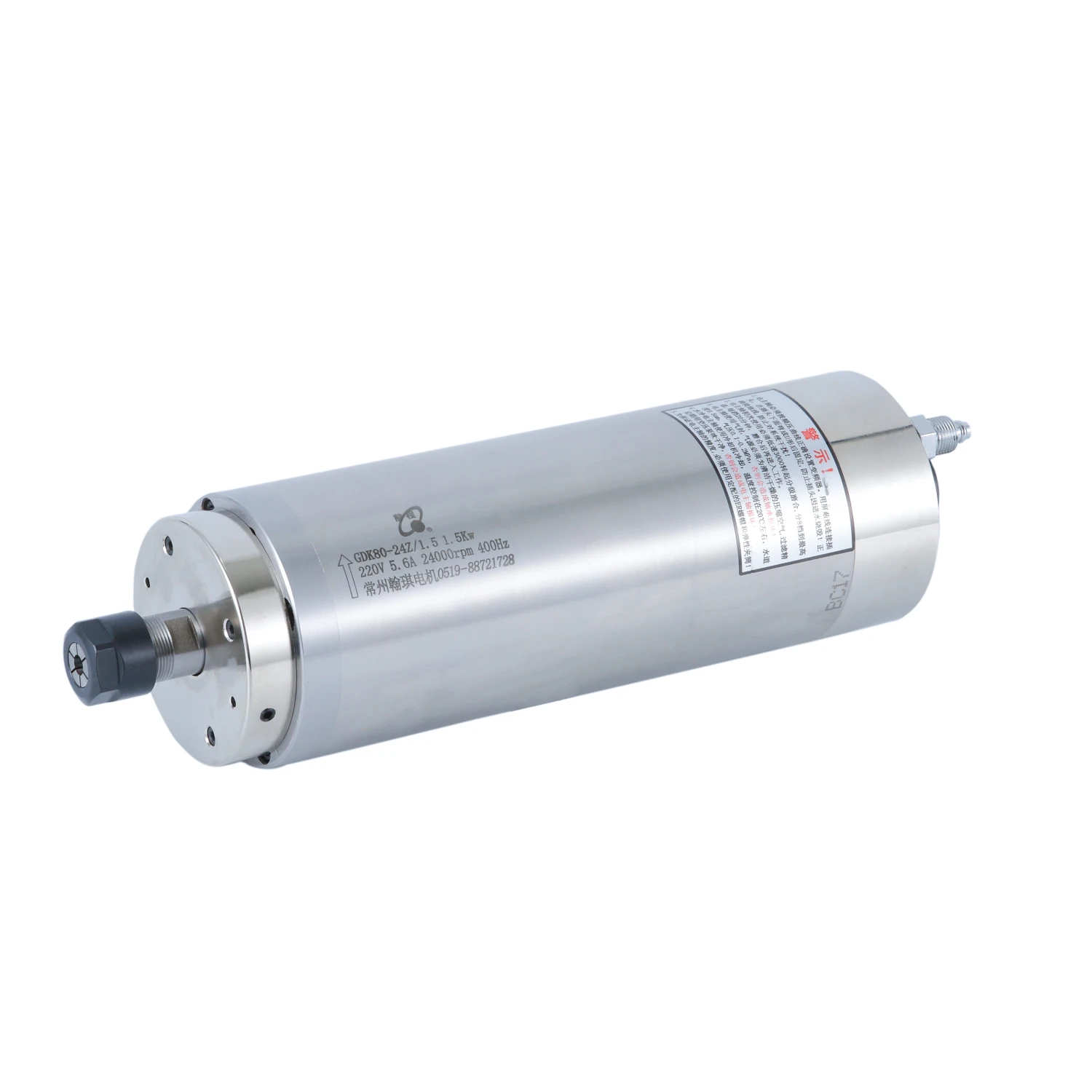 

Hot Sale 80mm 1.5w Four Bearings Metal Milling Spindle Motor For Cnc Router Machine GDK80-24Z/1.5