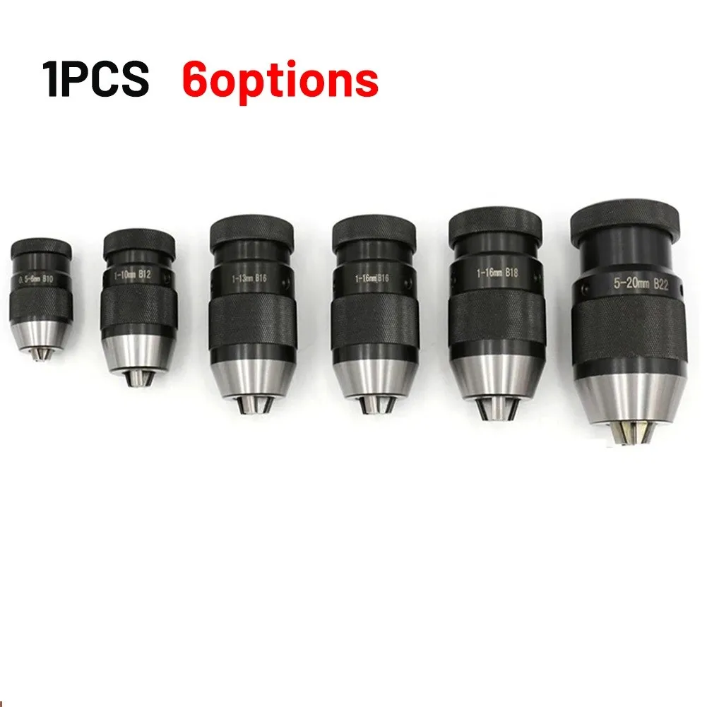 

B10-B22 Drill Chuck JT6 Self-tightening Keyless Drill Chuck Multifunctional Quick-change Chuck Chuck JT6 Chuck