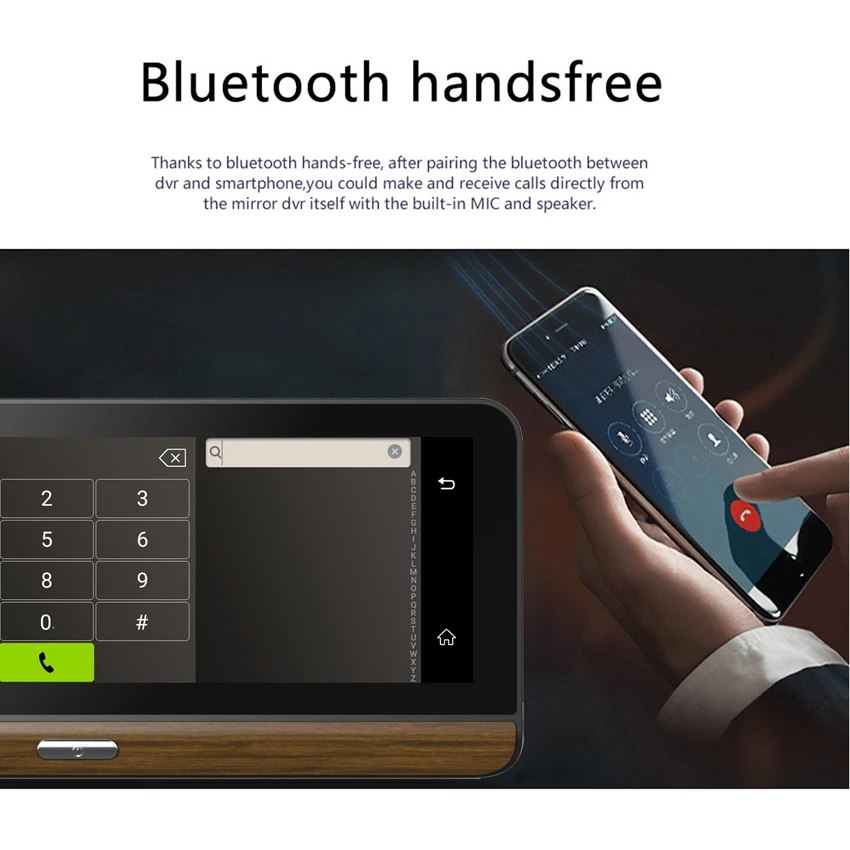 Автомобильный видеорегистратор ANSTAR 3G/4G 7 84 дюйма Full HD 1080p Wi Fi