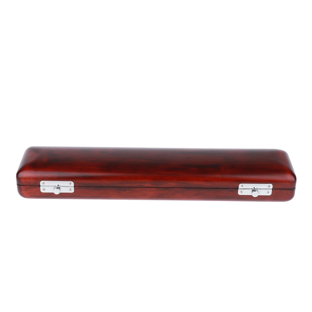 

Wooden 16 Hole Flute Case Storage Box Flute Musical Instrument Accessory