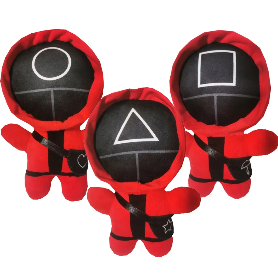 

Stuffed Squid Game Plush Doll Korean Teleplay Soft Squid Game Pushie Room Decoration Christmas Gifts For Children Plush Toys