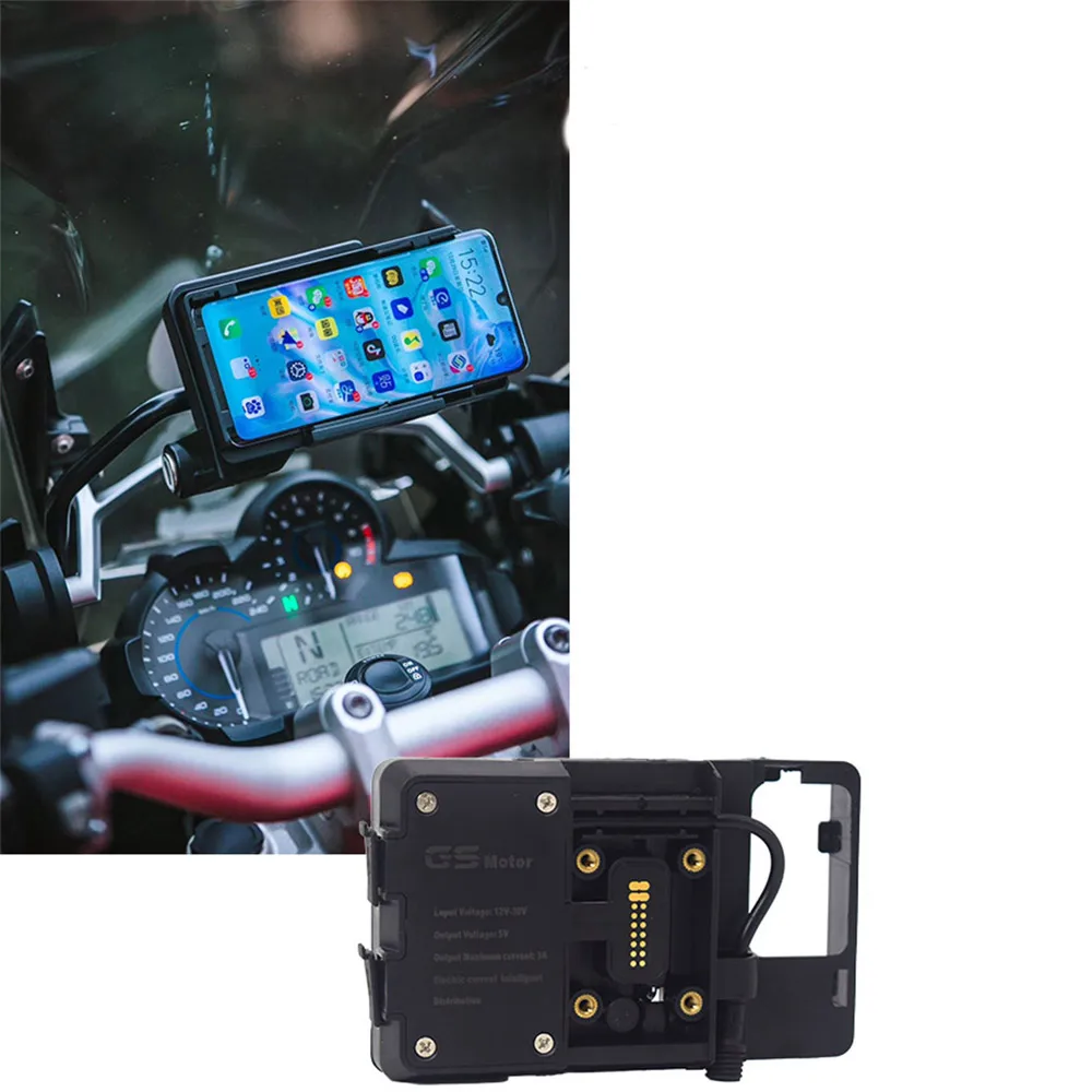 

NEW For BMW R1200GS R1250GS ADV S1000XR F750GS F850GS Wireless Charger Fast Charge Mobile Phone Navigation Bracket