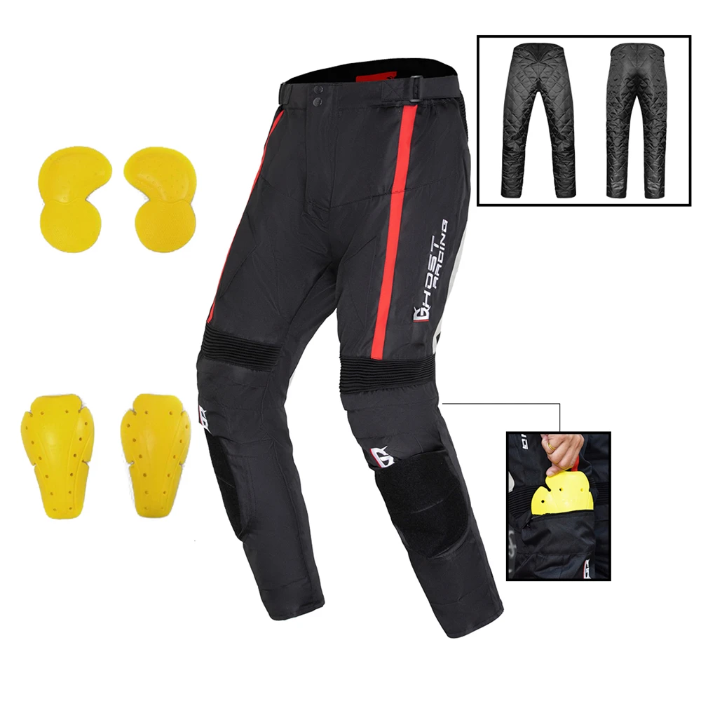 Штаны для мотоциклистов мужские ветрозащитные защитные штаны мотокросса