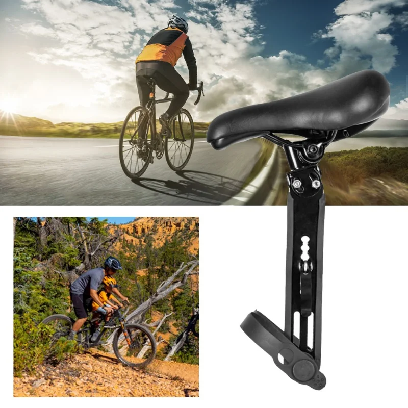

Front Mounted Child Bike Seat Kids Saddle Bicycle Bike Front Seat Saddle Carrier Accessories Bike Kids Seat Detachable New