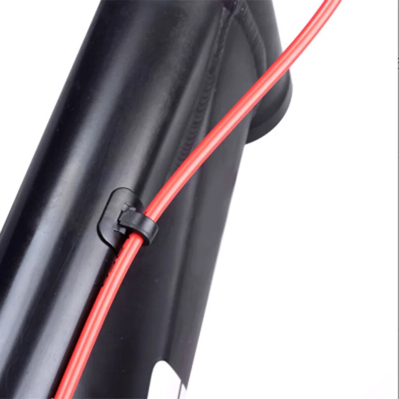 

4x Hydro Guide Adhesive Hyudraulic Hose Guides Sticker Black Stick On Guides Set