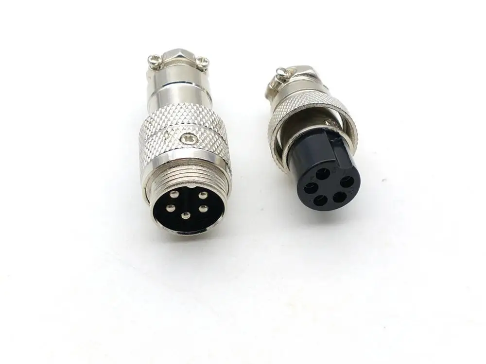 10 комплектов (мужской + Женский) 5pin авиационный Разъем GX16 16 мм панель питания