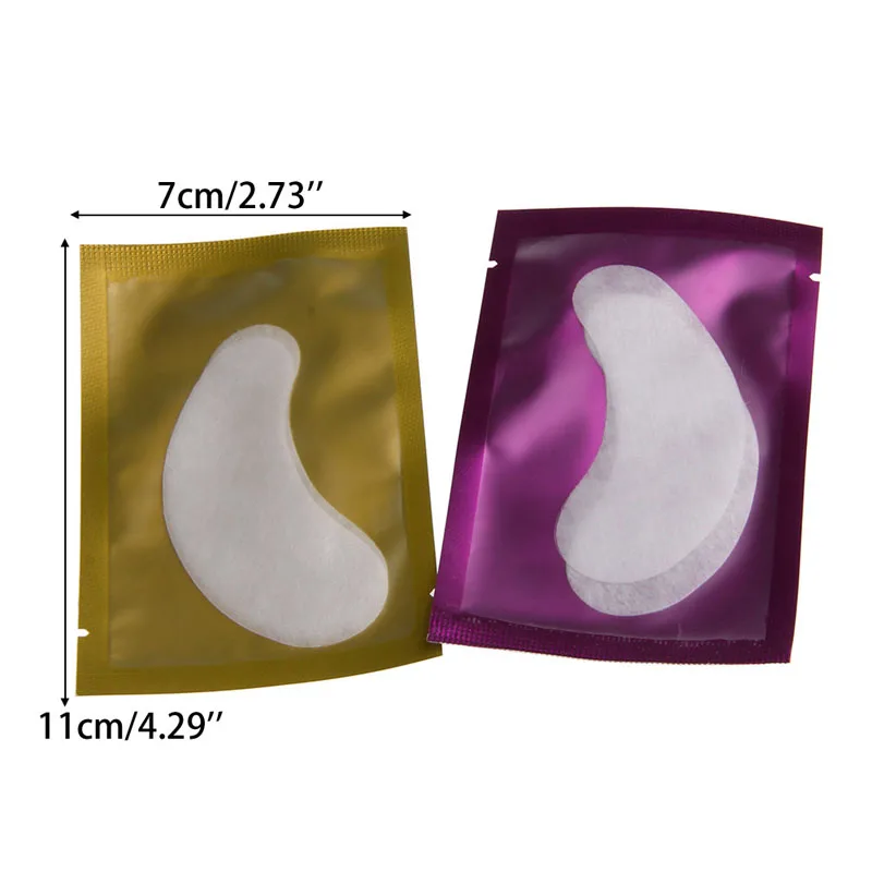 Гелевые накладки для наращивания ресниц 1 пара подушек косметические