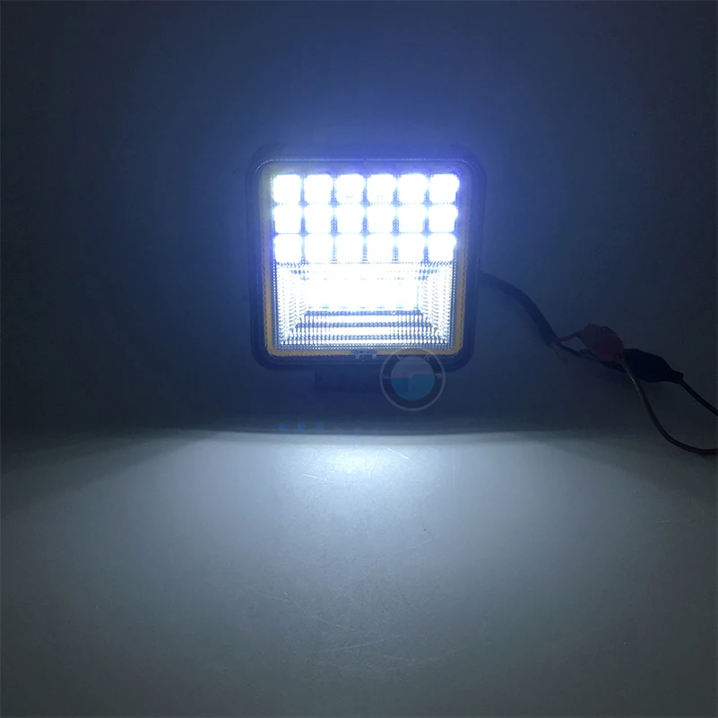 Beste 4 Stuks 48W Led Verlichting Rijden Lamp Cube Pods Off Road Werklampen Voor Auto Truck Trailer Suv Offroads Boot.