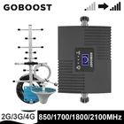 Усилитель сигнала GOBOOST 2g 3g 4g, Усилитель сотового телефона 850 1700 1800 2100 МГц, мобильный телефон, ретранслятор Band 5 Band1 Band3 Band4