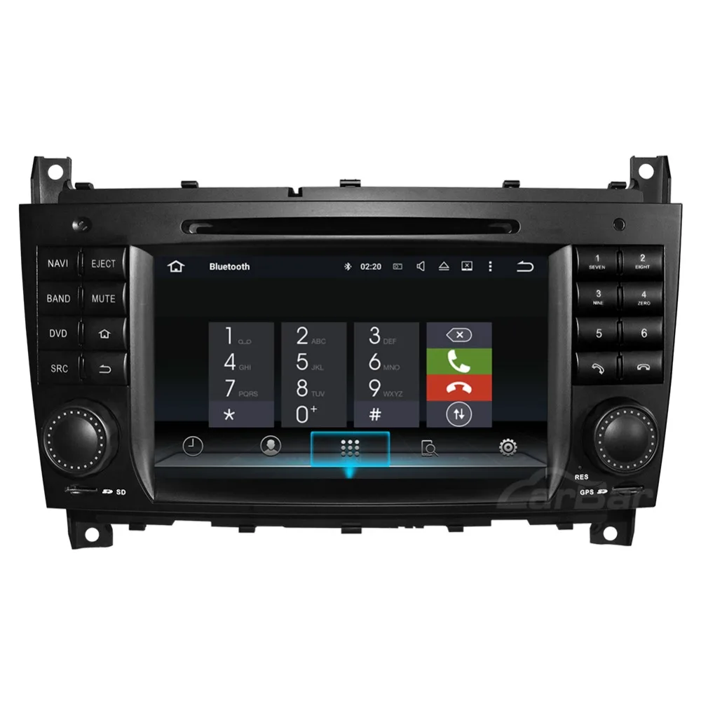 Автомобильный DVD GPS навигатор 7 "Android радио аудио стерео плеер для Mercedes Benz C Class W203