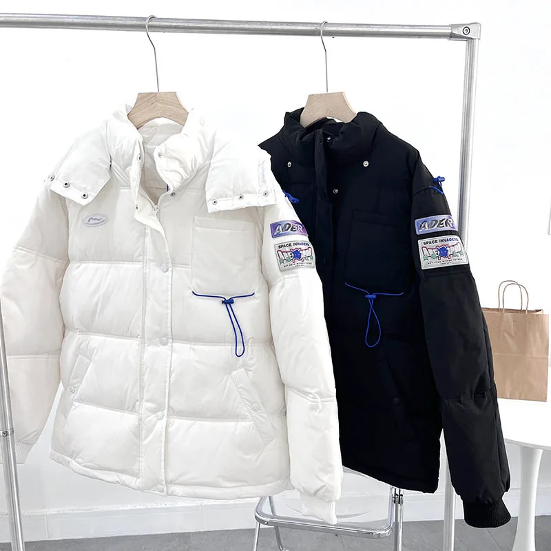 

ADER Down Jacket Is Loose and Warm In Winter Men Women 1:1 High Quality Tide Brand Korean Adererror Hooded Down Coat
