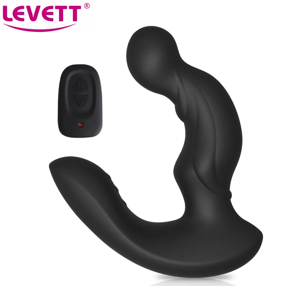 Массажер простаты LEVETT для мужчин анальная пробка и вибратор Вибрирующая