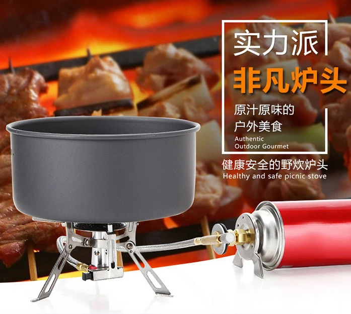 Портативная пожарная котельная горелка для барбекю кемпинга пикника газовая