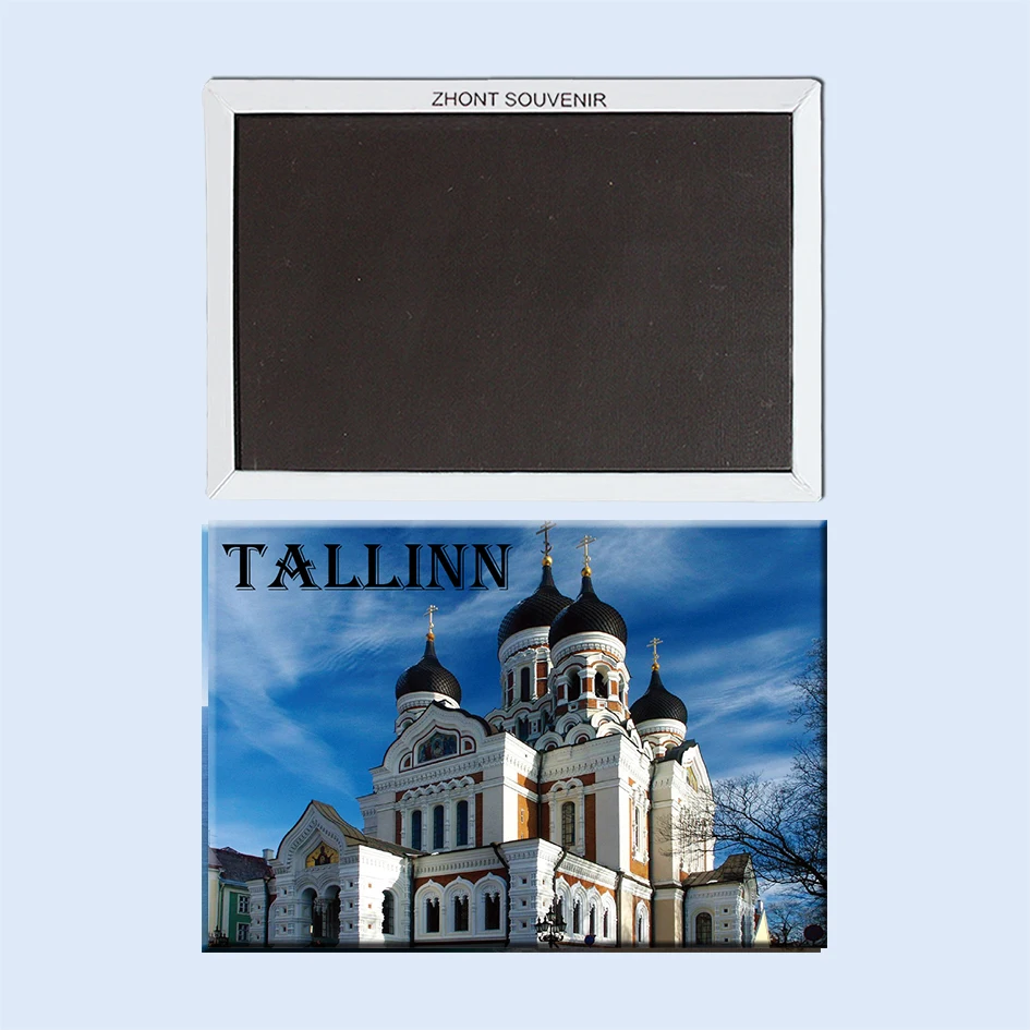 

Nevsky church, Tallinn, Estonia tourist souvenirs,magnetic fridge magnets, Creative refrigerator Travel souvenirs Gifts