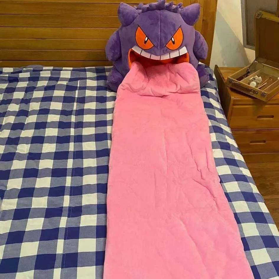 Gengar для сна отдыха одеяло плюшевая игрушка Большой размер покемон Пикачу мягкая