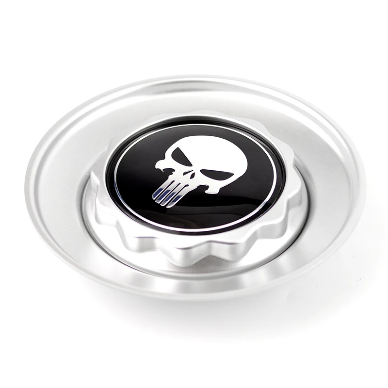 Silver Skull Для bbs RC центральный колпачок колеса 150 мм Крышка Ступицы Поворотная Монтажная 9. 23. 502 9. 24. 410 АБС-пластик - Цвет: Silver Skull