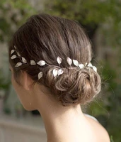 hair accessories 2019 wedding bridal headband leaves hairband women head ornament ladies hairs jewelry