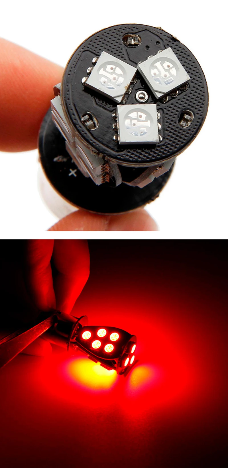 1 шт. 1157 BAY15D P21/2,5 Вт 18SMD COB светодиоды с CANBUS ОШИБОК тормозной Хвост автомобиля лампочки высокой мощности Автомобильная Парковка лампа DC12V