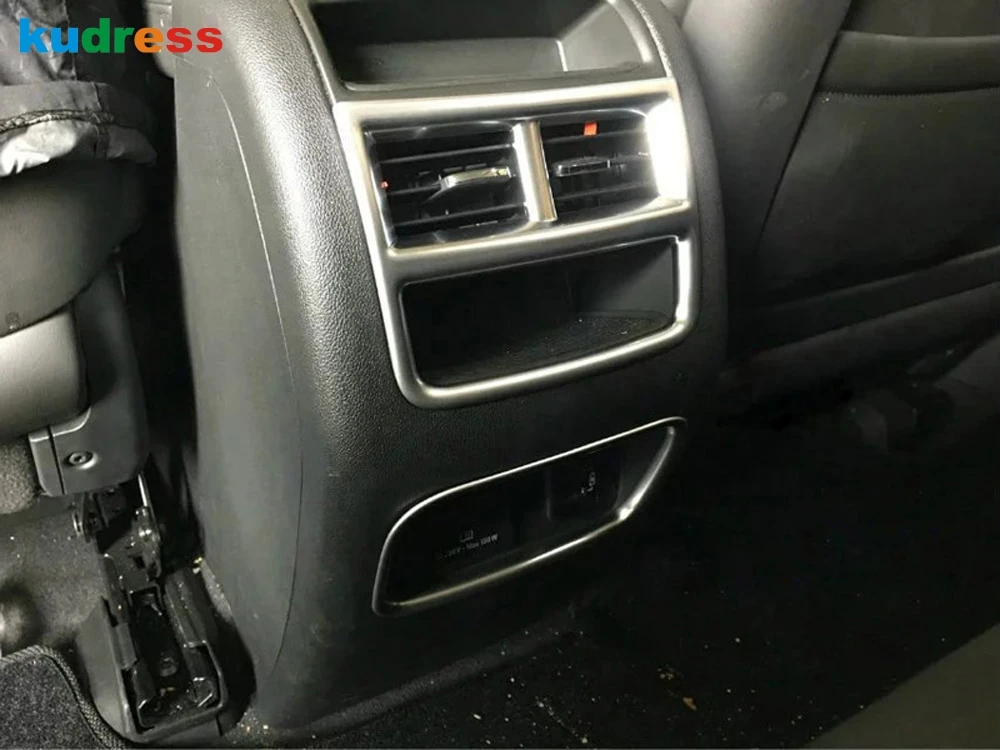 Для Cadillac XT5 2016 2017 ABS матовая крышка для вентиляционного отверстия заднего сиденья
