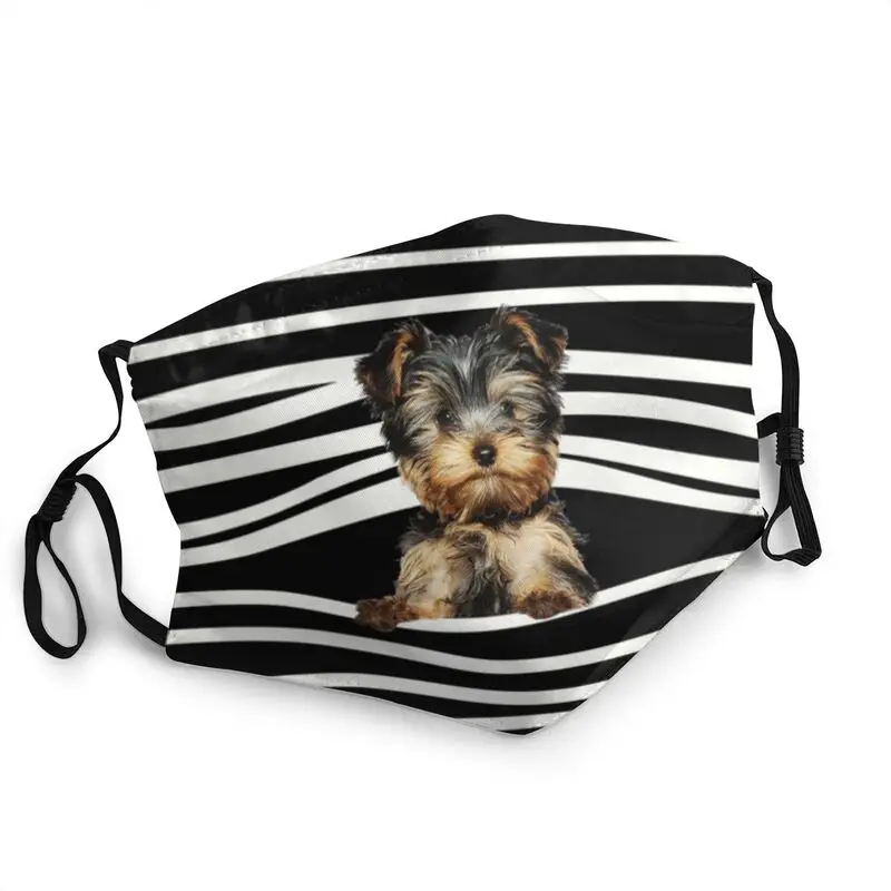 

Yorkshire Terrier Reusable Mouth Face Mask Unisex Adult Yorkie Dog Animal Mask Anti Haze Dustproof Protection Respirator Muffle