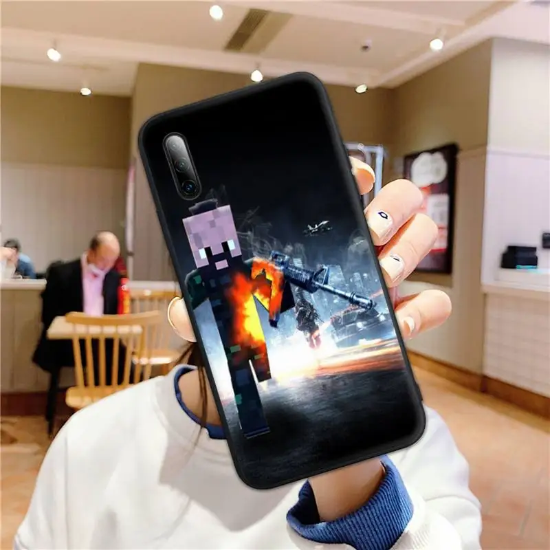 

Babaite Sandbox game Mini World Phone Case for honor 7A 8x 8s 9x 10i 20s 20lite 30pro PLAY cover