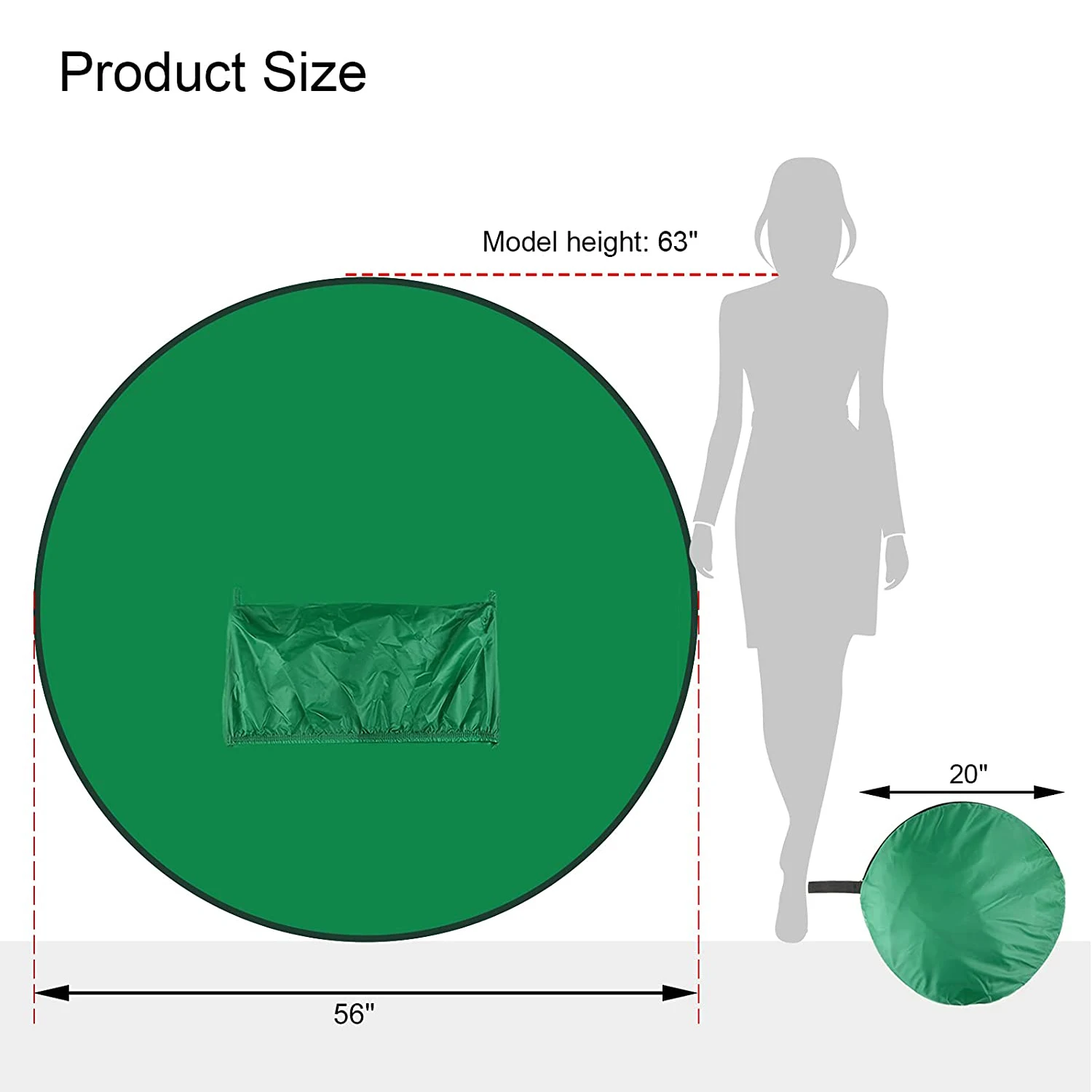 Веб-камера с зеленым экраном портативный зеленый экран складной ...