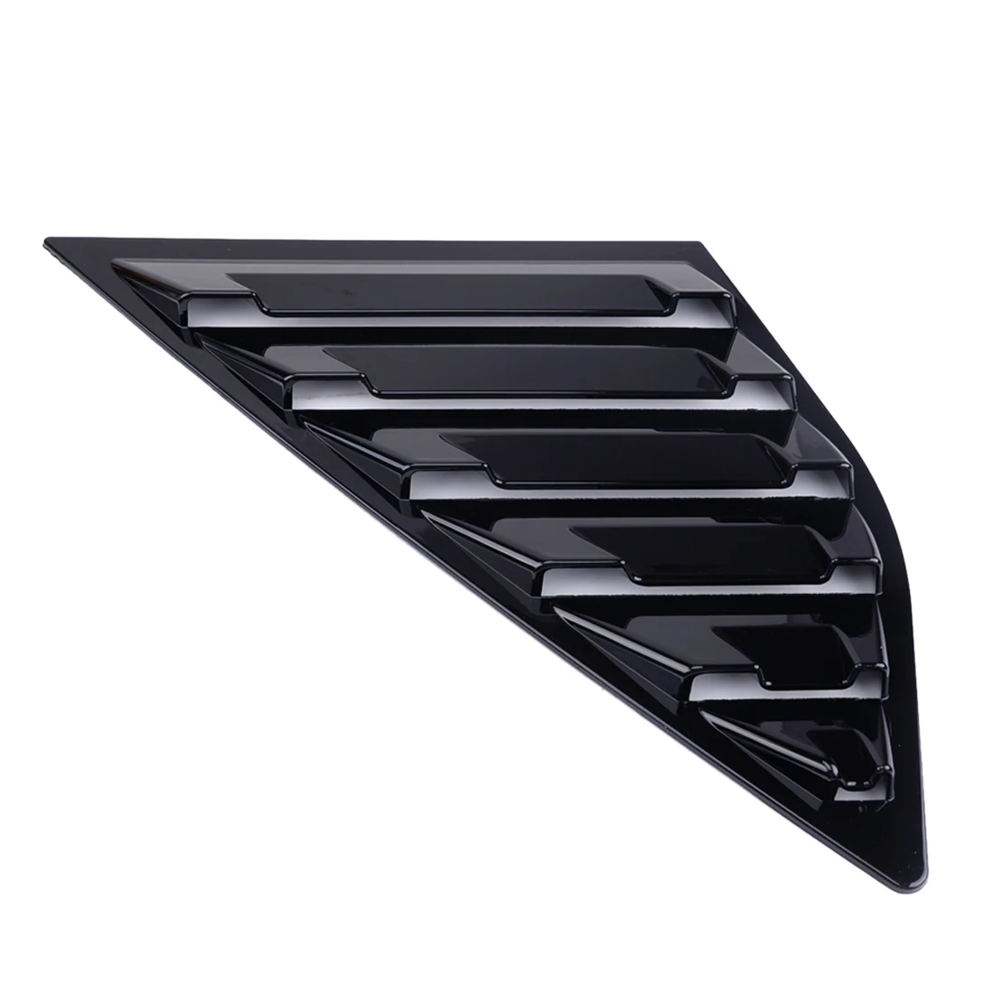 CITALL 2 шт. глянцевые черные жалюзи для окна в четверть боковое отверстие панель