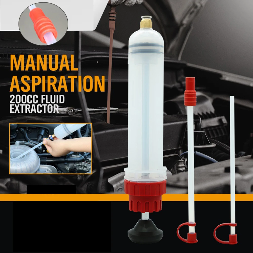 Шприц для извлечения жидкости 200 куб. См/насос всасывания масла ручной насос