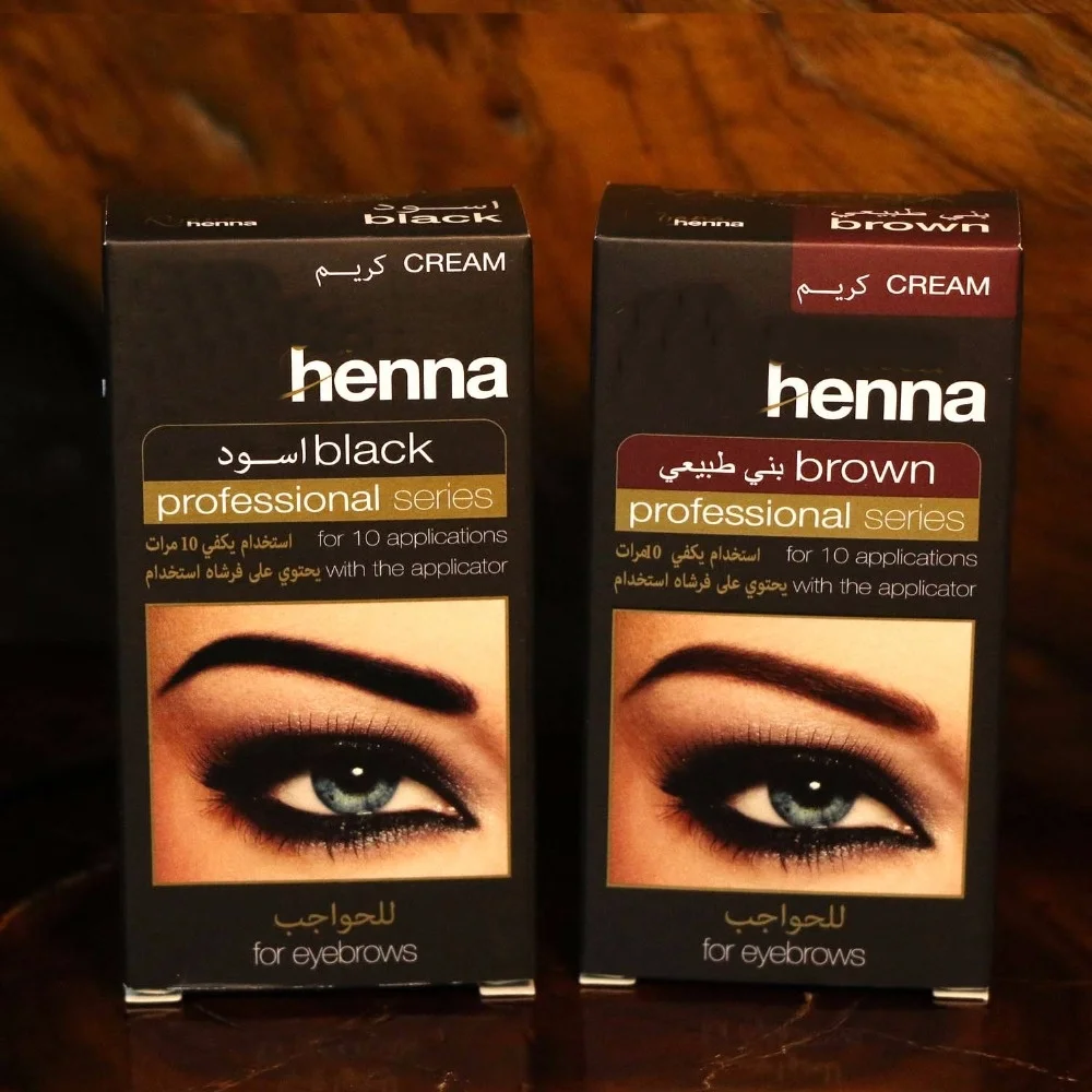 Хна Натуральный гель краситель для бровей Профессиональный набор цветных кремов