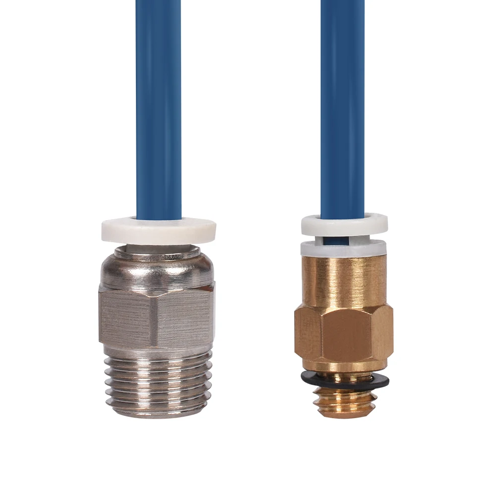 Capricorn Bowden ПТФЭ трубки серии XS синие 1 м/2 м быстросъемные прямые пневматические 75