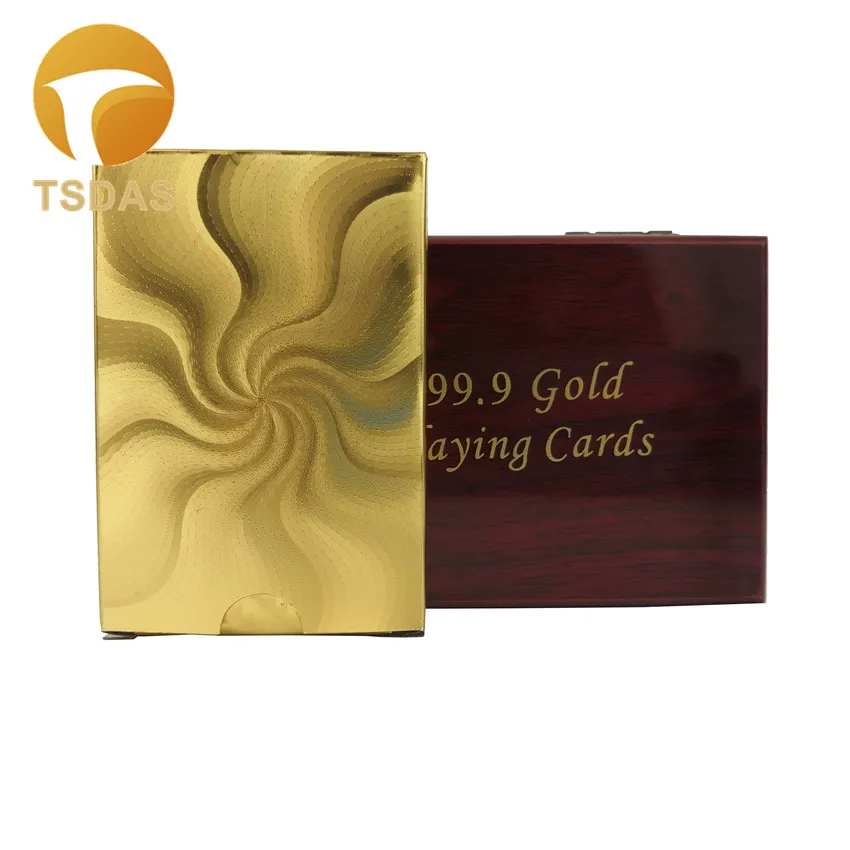 54 шт/Палуба роскошные черные золотые покерные карты покрытые фольгой креативный